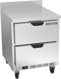 Beverage-Air 27-Inch One-Section Worktop Freezer with 2 Drawers, 6.13 Cu. Ft.