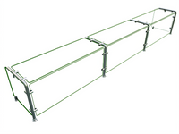 Hatco Flav-R-Shield EP11 Full-Service Pass-Over Sneeze Guard, 108 Inch W x 15 Inch D, Single-Sided
