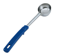 Vollrath Spoodle® 2 oz Solid Portion Control Serving Spoon with Blue Grip 'N Serv® Handle
