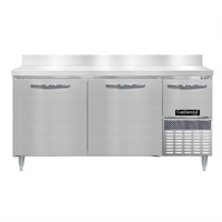 Continental Refrigerator Designer Line DFA68NSSBS 68 Inch Two Section Worktop Freezer