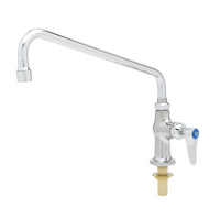 T&S Brass Single Hole Single Temperature Deck Mount Pantry Faucet with 18-Inch Swing Nozzle