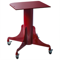 Berkel 330M Slicer Stand with Casters, Classic Berkel Red