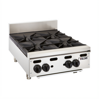 Vulcan Achiever VHP212 12-Inch 2-Burner Heavy Duty Gas Countertop Hot Plate