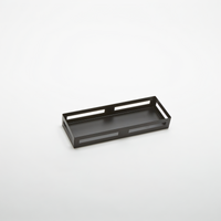 American Metalcraft Rectangular Multi-Function Buffet Riser, 14-5/8 x 5-1/8 x 2 Inch, Black