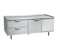 La Rosa 62-Inch Self-Contained Freezer Equipment Stand with 1 Door and 2 Drawers