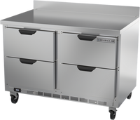 Beverage-Air WTRD48AHC-4 48-Inch Two-Section Worktop Refrigerator with 4 Drawers