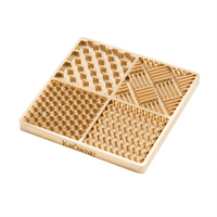 Krowne 4 Inch x 4 Inch Ice Design Plate