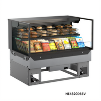 Reveal® 47-3/4 Inch Self-Service Non-Refrigerated Slide-In Counter Display Case