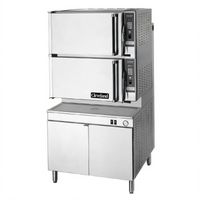 Cleveland Range Classic ConvectionPro XVII Gas Commercial Steamer, 2-Compartment, 36-Inch Cabinet Base