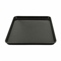 Black Fiberglass Market Tray, 26 x 18 x 3/4 Inch