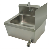 Advance Tabco Bolt-On Single Panel Hand Sink Side Splash, 12-Inch High