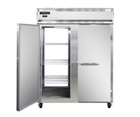 Continental Refrigerator 2FENPT Two-Section Pass-Thru Extra-Wide Commercial Freezer