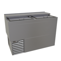 Glastender MF48-S 48-Inch Underbar Glass Froster, 2 Top Sliding Doors, Stainless Steel