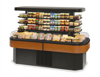 Federal Industries 84.5-Inch Self-Serve Refrigerated Specialty Display Island Merchandiser with 3 Adjustable Shelves