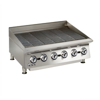 Star Ultra-Max 36-Inch Radiant Gas Charbroiler, 120,000 BTU, Manual Controls