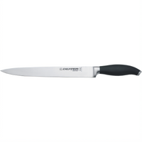 Dexter Russell iCUT-PRO 10-Inch Forged Plain-Edge Slicer/Carving Knife with Non-Slip Santoprene Handle