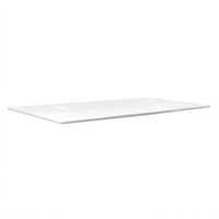 Poly Board Rectangular Table Top, 72 x 30 x 3/4 Inches, 620 lb. Capacity