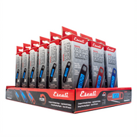 Escali Compact Folding Digital Thermometer Countertop Display Case of 18