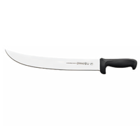 Mundial 14-Inch Stamped Cimeter Knife with Black Polypropylene Handle
