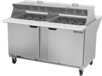 Beverage-Air Dual-Sided Mega Top Sandwich Prep Table