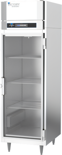Victory UltraSpec HSA-1D-1-GD One-Section Full Height Reach-In Standard Depth Heated Holding Cabinet with Glass Door