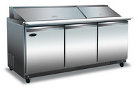 Serv-Ware SP72-30M-HC-T Serv-Ware Refrigerated Prep Tables