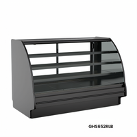 Fusion® Curved Glass Remote Refrigerated Service Case, 75-3/8 Inch