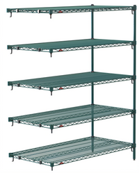 Metro Super Erecta Super Adjustable Add-On Wire Shelving Unit, 48