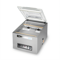 ATMOVAC Arctic Countertop Single-Chamber Vacuum Sealer with 16.5-Inch Seal Bars, Double Seal, 120V