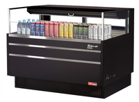 Turbo Air 48-Inch Low-Profile Horizontal Open Display Merchandiser, Deck Only, 6.3 Cu. Ft.