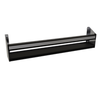 Glastender 31-Inch Single Speed Rail, Stainless Steel, Open Step-and-Rail Design