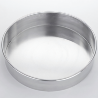 amNOW Essentials 9-Inch Round Aluminum Straight-Sided Cake Pans, 2-Pack