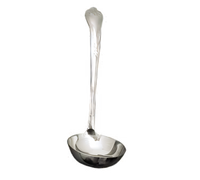 Kings Pattern 4 oz One-Piece Stainless Steel Ladle with 9-1/2 Inch Handle