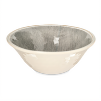 Grove 27 oz Smoke Gray Melamine Ice Cream Bowl, 7 Inch Diameter