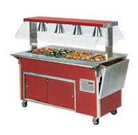 Vollrath 4-Series Signature Server V-Rib Customer-Side Tray Slide, 46 Inch x 12 Inch, Stainless Steel