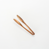 American Metalcraft Vintage Hammered Bronze Serving Tongs, 6-Inch