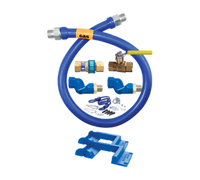 Dormont Blue Hose 1 Inch ID x 60 Inch Double Swivel MAX Moveable Gas Connector Kit