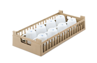 Signature Half-Size 8-Compartment Polypropylene Cup Rack