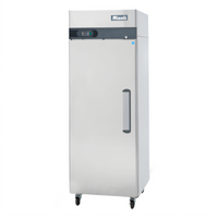 Migali Competitor Series® 23 Cu. Ft. Single Section Reach-In Refrigerator, Top-Mount Self-Contained, Left-Hand Hinged Solid Locking Door, Stainless Steel