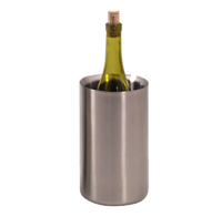 American Metalcraft Satin Finish Stainless Steel Double-Wall Insulated Wine Cooler