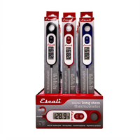 Escali Digital Long Stem Pocket Thermometer, 5.6-Inch Probe, 18-Pack Display Case