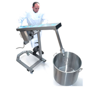 Power Pro TB002 Heavy Duty Mobile Mixer, 100 Gallon Capacity, Variable Speed
