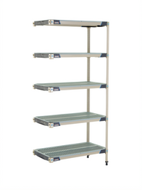 MetroMax i 5-Shelf Add-On Polymer Shelving Unit, 36