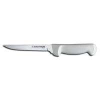 Dexter Russell Basics 6-Inch Narrow Stiff Boning Knife with Textured White Polypropylene Handle