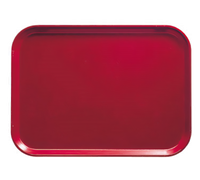 Cambro Camtray Rectangular High-Impact Fiberglass Fast Food & Cafeteria Tray, 16-1/2 x 22-1/2, Ever Red