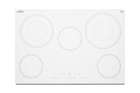 Summit Commercial 30-Inch Built-In Electric Radiant Cooktop with 5 Burners, White Ceramic Glass