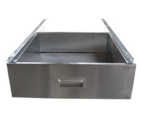 Serv-Ware Stainless Steel Single-Tier Work Table Drawer for 24-Inch Deep Tables