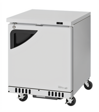 Turbo Air Super Deluxe Series Front Breathing Undercounter Freezer, Single-Section, 27-1/2 Inch, 11.1 Cu. Ft., Solid Door