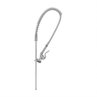 T&S Brass B-2250 Spring Action Gooseneck Pre-Rinse Unit Without Base Faucet, 44-Inch Hose