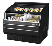 Turbo Air Low-Profile Horizontal Open Display Merchandiser, 7.4 Cu. Ft., Self-Contained R-290